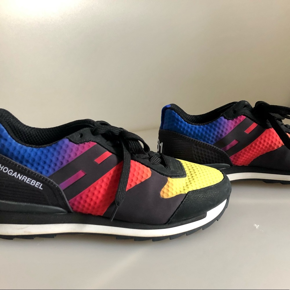 Men’s R261 Multicolor Fabric & Black Suede Lace Up